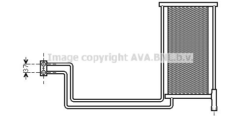 AVA QUALITY COOLING Eļļas radiators, Automātiskā pārnesumkārba BW3368